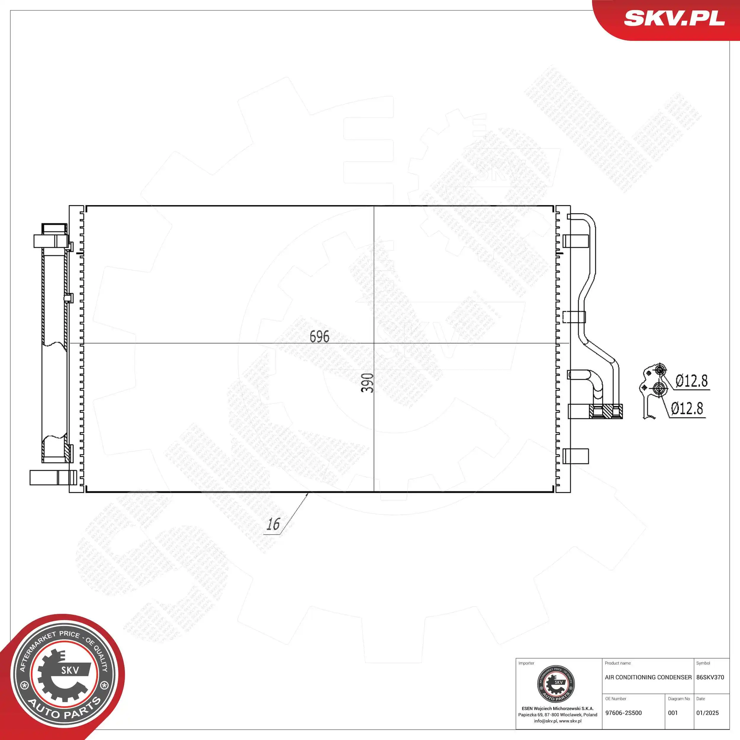 Condenser, air conditioning